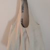 Umhängetasche, Leinen-Tasche, Toile de Jouy, altes Leinen, blau-cremeweiß
