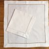 Serviette antik, Leinen, Damast, Jugendstil