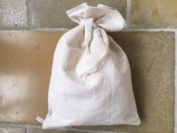 Leinen-Brotbeutel mit Spitze | 782