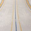 art deco Leinen-Handtuch 017, Leinen-Geschirrtuch, altes Leinen, blau gelb