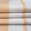 Leinen-Handtuch 089, gelbe Streifen, antik, Leinen-Geschirrtuch
