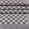 Leinen-Geschirrtuch 096, Grubentuch, blaugrau. Antik, Leinen-Handtuch
