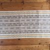 original Art deco Leinen-Geschirrtuch 221. Antik, Leinen-Handtuch, Tischläufer