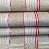Leinen-Handtuch rot natur 240. Antik, Leinen-Geschirrtuch