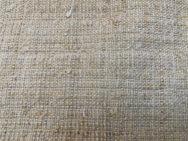 Leinen-Turnbeutel mit Leder | 2044 – Bild 4