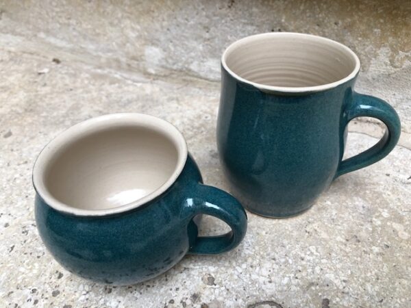 2 Becher dunkles blau-grün | K 2 – Bild 3