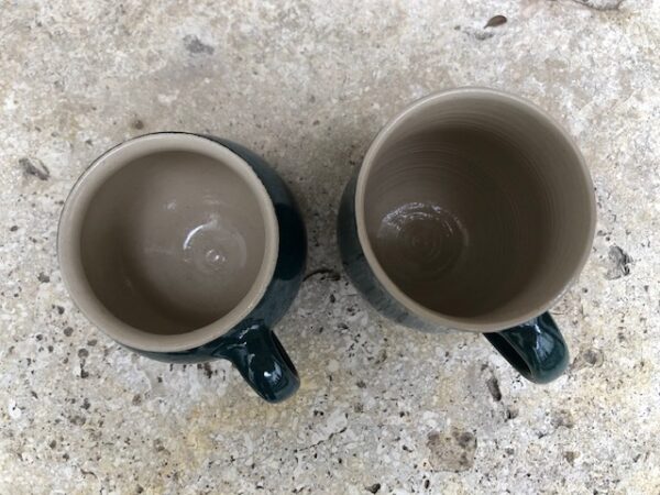 2 Becher dunkles blau-grün | K 2 – Bild 2