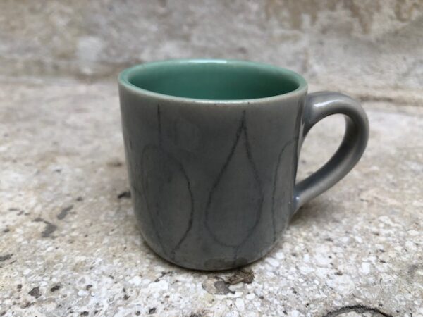 Espressotasse grau-grün | K 3