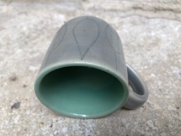 Espressotasse grau-grün | K 3 – Bild 2