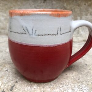 Becher rot-orange | K 17