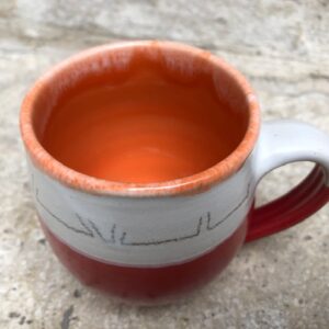 Becher rot-orange | K 17