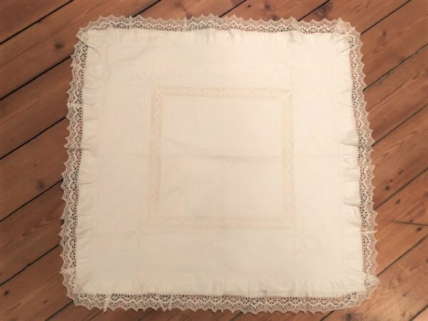 2 Kopfkissen mit Spitze | 2274 – Bild 2
