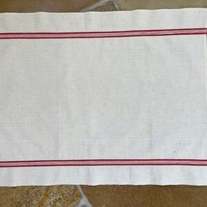 Handtuch mit roten Streifen | 2576