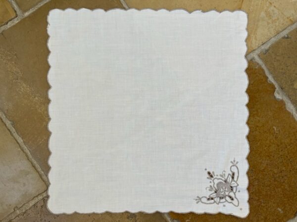 12 Servietten mit Stickerei | 2577 – Bild 2