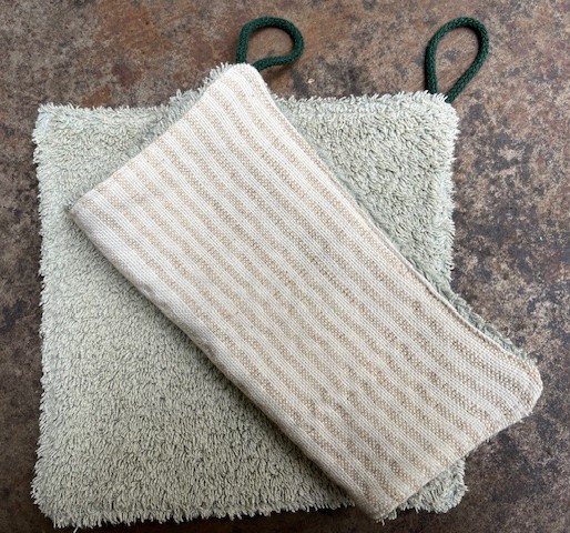 2 Waschtücher Leinen & Frottee | 2933 – Bild 3